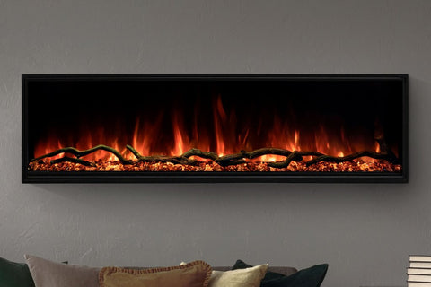 Image of Modern Flames Landscape Pro Slim 56" Built In Wall Mount Electric Fireplace - LPS-5614V2