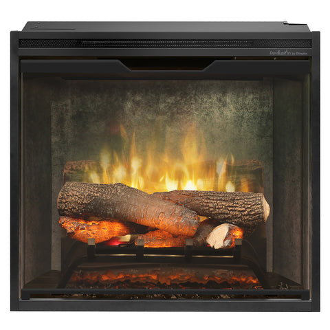 Image of Dimplex Revillusion® 24-Inch Built-In Electric Fireplace - Weathered Concrete - RBF24DLXWC