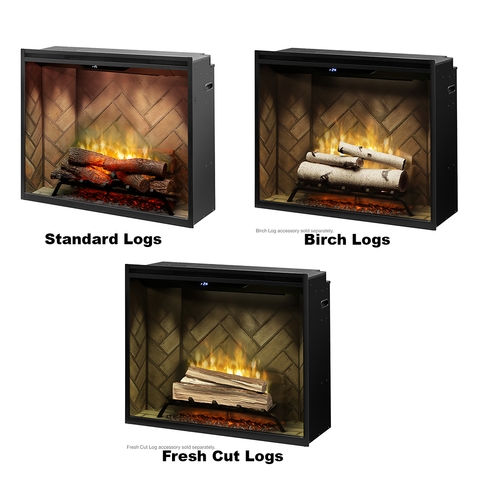 Image of Dimplex Revillusion® 36" Portrait Built-In Electric Fireplace - RBF36P - 500002398