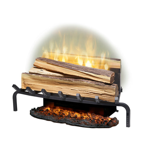 Dimplex Revillusion® 25" Electric Fireplace Fresh Cut Log Set w/ Ashmat - RLG25FC