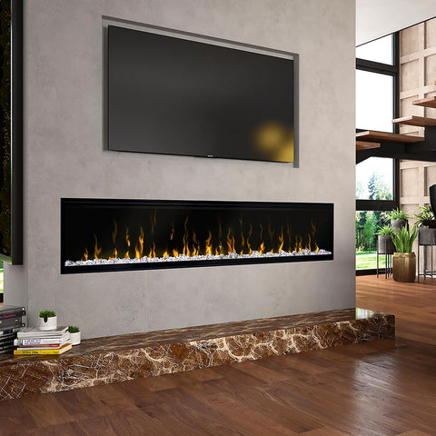 Image of Dimplex Ignite XL 74" Built In | Wall Mount Linear Electric Fireplace | XLF74