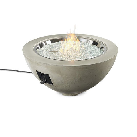 Image of The Outdoor GreatRoom Company Natural Grey Cove 42" Round Gas Fire Pit Bowl | CV-30