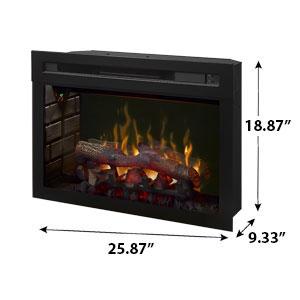 Image of Dimplex 25" Multi-Fire XD Electric Fireplace Insert With Logs - PF2325HL - Electric Fireplace - Dimplex - electricfireplacesplusr.com