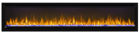 Image of Napoleon Alluravision 74" Wall Mount Electric Fireplace - Slim - NEFL74CHS - Electric Fireplace - Napoleon - electricfireplacesplusr.com