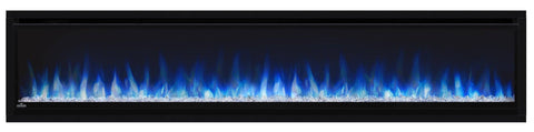 Image of Napoleon Alluravision 74" Wall Mount Electric Fireplace - Slim - NEFL74CHS - Electric Fireplace - Napoleon - electricfireplacesplusr.com