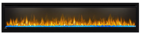 Image of Napoleon Alluravision 74" Wall Mount Electric Fireplace - Slim - NEFL74CHS - Electric Fireplace - Napoleon - electricfireplacesplusr.com