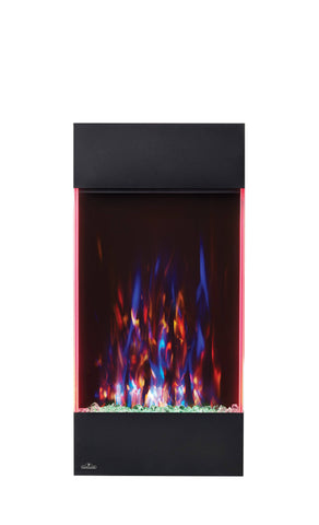 Image of Napoleon Allure 32-in Vertical Wall Mount Electric Fireplace - Electric Fireplace - Napoleon - electricfireplacesplusr.com