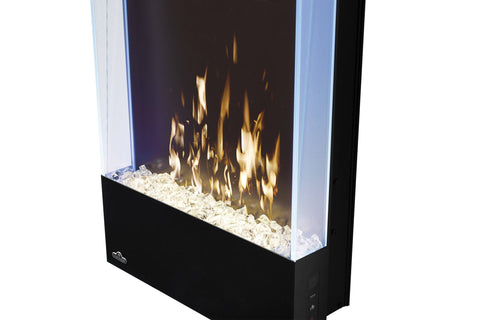 Image of Napoleon Allure 38-in Vertical Wall Mount Electric Fireplace - Electric Fireplace - Napoleon - electricfireplacesplusr.com