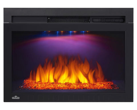 Napoleon Cinema 24" Electric Fireplace with Glass - Electric Fireplace - Napoleon - electricfireplacesplusr.com