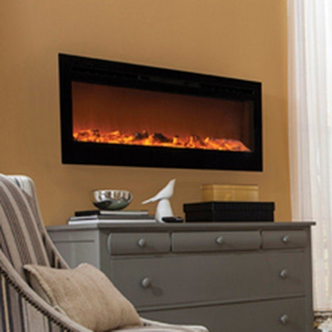 Image of Touchstone Sideline 50" Flush Mount Electric Fireplace - Electric Fireplace - Touchstone - electricfireplacesplusr.com