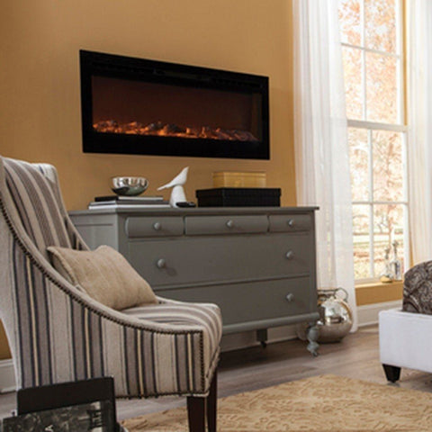 Image of Touchstone Sideline 50" Flush Mount Electric Fireplace - Electric Fireplace - Touchstone - electricfireplacesplusr.com