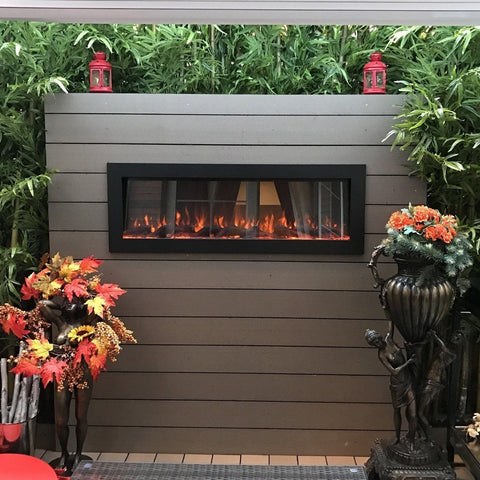 Touchstone Sideline 50" Indoor/Outdoor Electric Fireplace - Electric Fireplace - Touchstone - electricfireplacesplusr.com