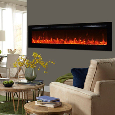 Touchstone Sideline 72" Flush Mount Electric Fireplace - Electric Fireplace - Touchstone - electricfireplacesplusr.com