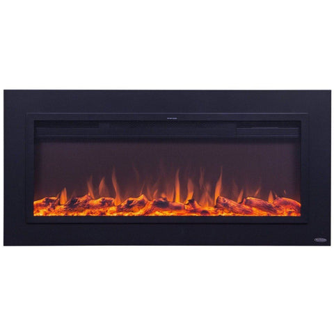 Touchstone Sideline Steel 50" Flush Mount Electric Fireplace - Electric Fireplace - Touchstone - electricfireplacesplusr.com