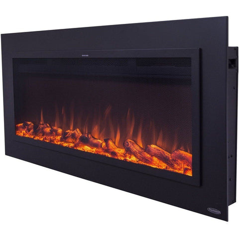 Image of Touchstone Sideline Steel 50" Flush Mount Electric Fireplace - Electric Fireplace - Touchstone - electricfireplacesplusr.com