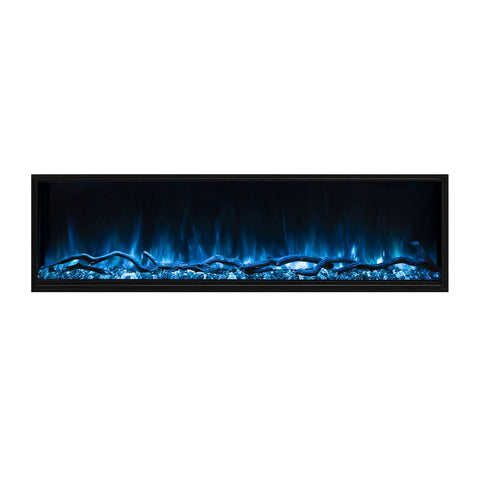 Image of Modern Flames Landscape Pro Slim 56" Built In Wall Mount Electric Fireplace - LPS-5614V2