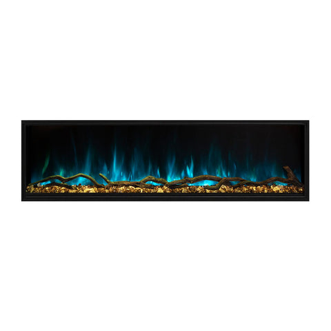 Image of Modern Flames Landscape Pro Slim 96" Built In Wall Mount Electric Fireplace - LPS-9614V2