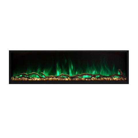 Image of Modern Flames Landscape Pro Slim 96" Built In Wall Mount Electric Fireplace - LPS-9614V2