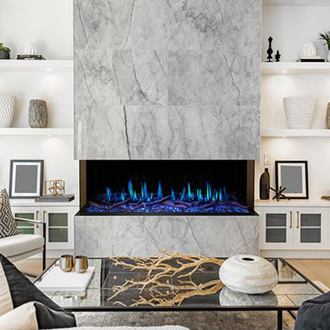 Image of Modern Flames Orion Multi 76" Virtual Fireplace | Recessed Mount | Single Or Multi-Sided | OR76-MULTI