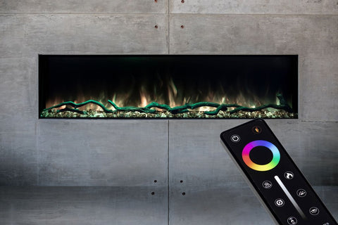 Image of Modern Flames Landscape Pro Slim 44" Built In Wall Mount Electric Fireplace - LPS-4414V2